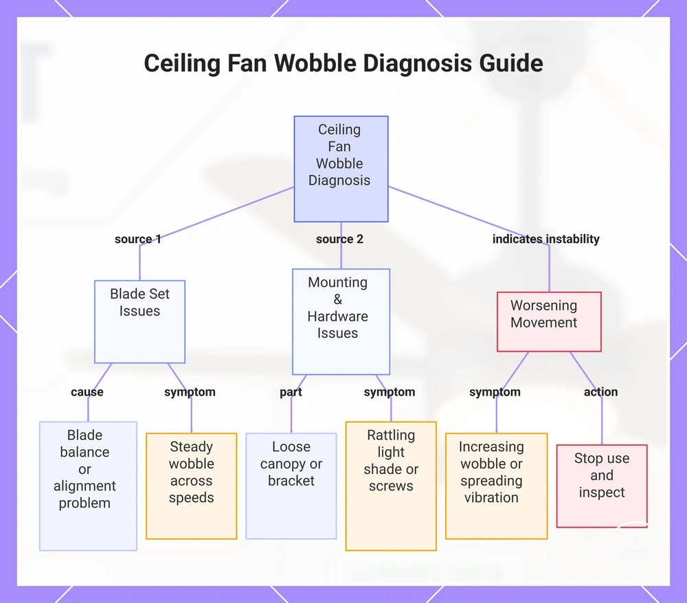 Ceiling Fan Wobble Diagnosis Guide