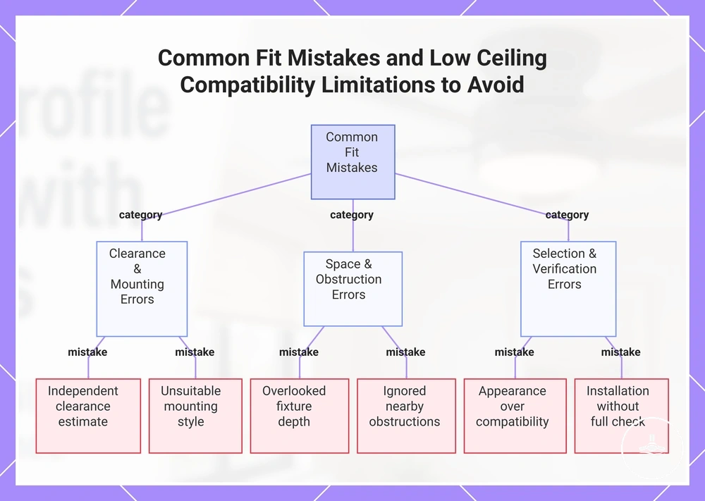 Common Fit Mistakes and Low Ceiling Compatibility Limitations to Avoid