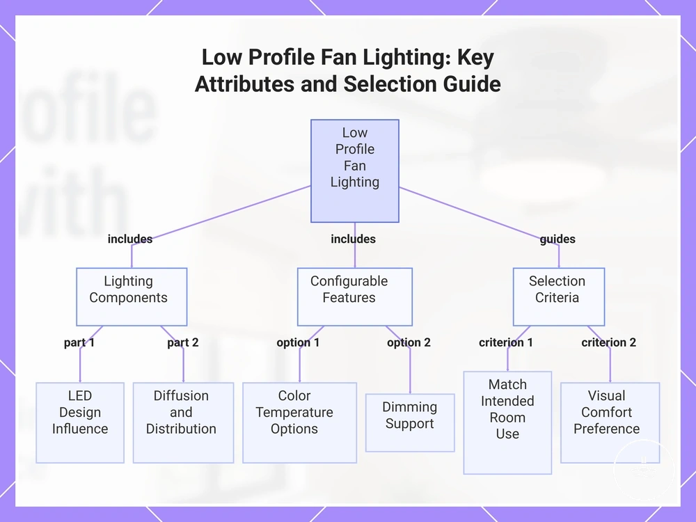 Low Profile Fan Lighting: Key Attributes and Selection Guide