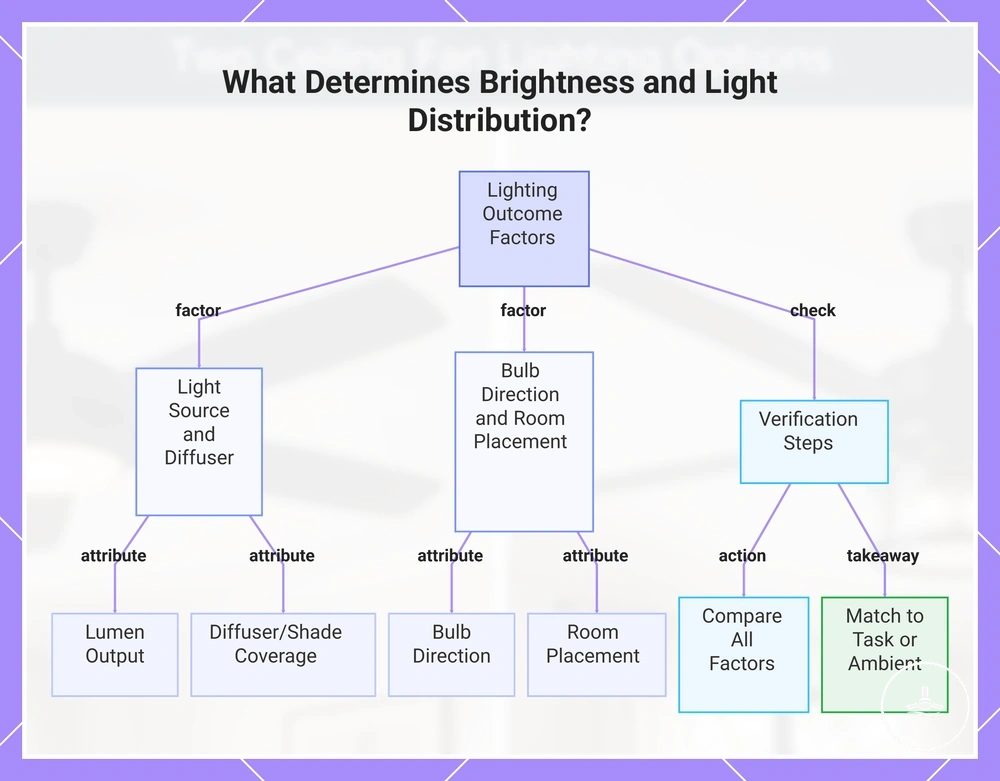 What Determines Brightness and Light Distribution?