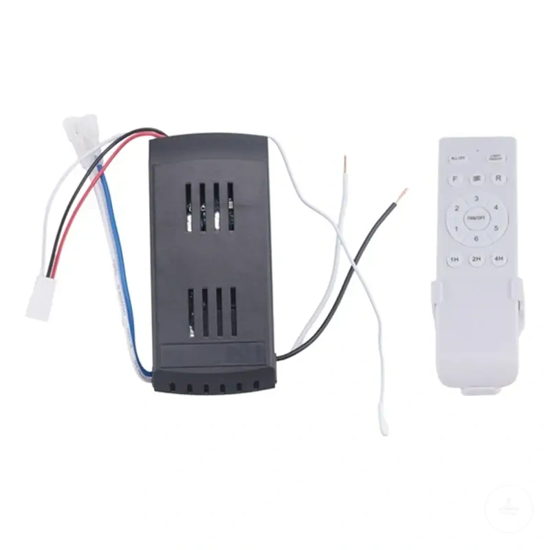 Kit universal de mando a distancia de seis velocidades para ventiladores de techo DC y luces
