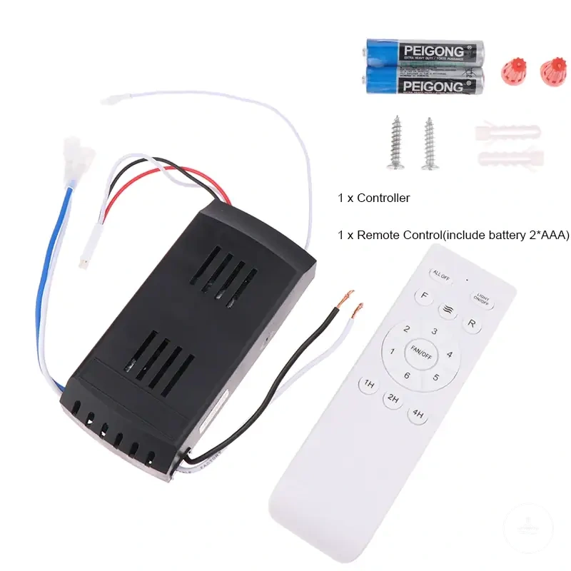 Kit télécommande universel pour ventilateur de plafond avec récepteur six vitesses pour lumières