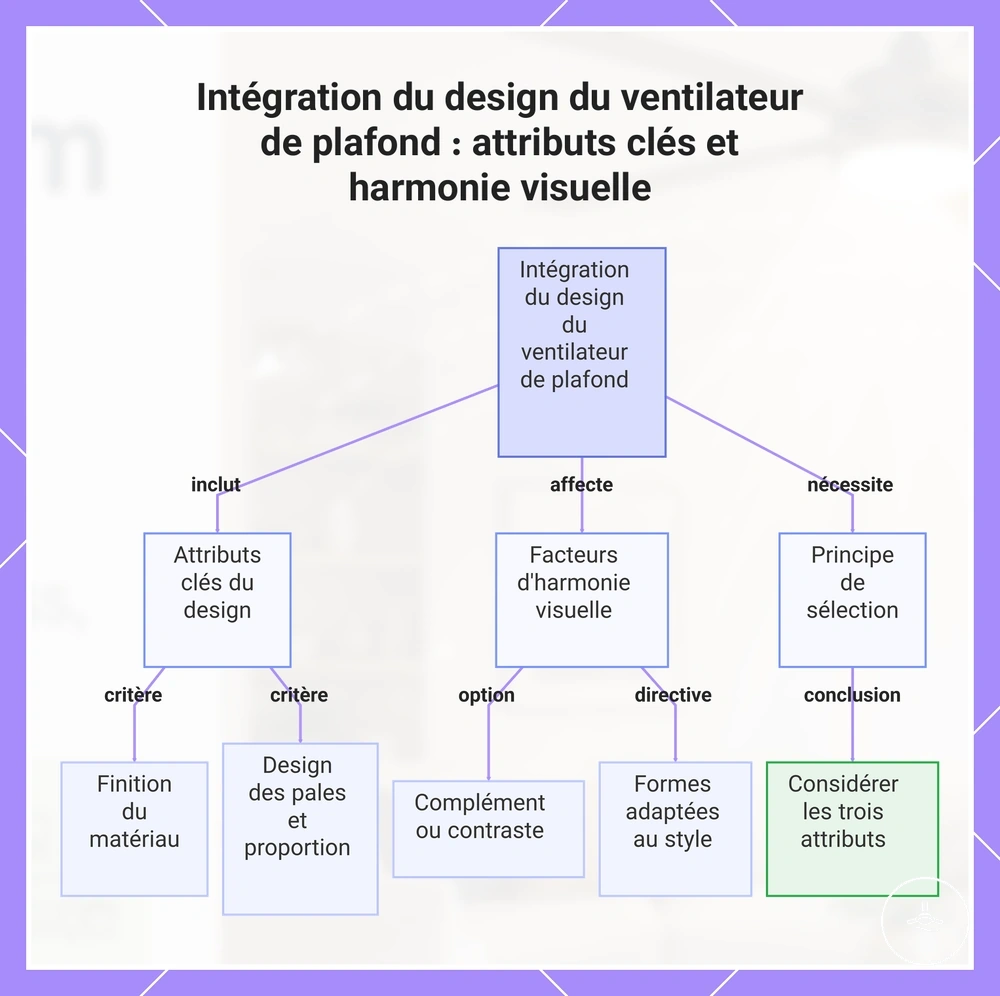 Intégration du design du ventilateur de plafond : attributs clés et harmonie visuelle